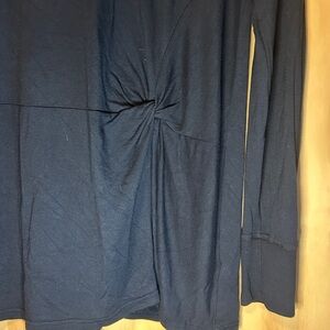 Athleta black long tee sweatshirt tunic M